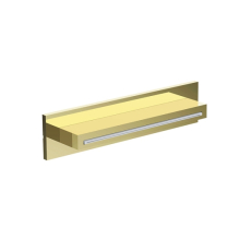 Herzbach LIVING SPA Schwall-Wandauslauf XL Aufputz PVD Gold