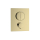 Herzbach LIVING PUSH Thermostat-Farbset 2 Verbraucher eckig rund PVD Gold