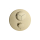 Herzbach LIVING PUSH Thermostat-Farbset 3 Verbraucher rund rund PVD Gold