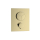 Herzbach LIVING PUSH Thermostat-Farbset 3 Verbraucher eckig rund PVD Gold
