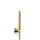Herzbach LIVING SPA Wannenset Halter 70 rund Stabhandbrause 1500mm PVD Gold
