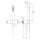 Herzbach LIVING SPA Wannenset ABG Halter 70 rund Stabhandbrause 1500mm PVD Gold