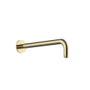 Herzbach LIVING SPA Wandarm 350mm 70 rund gewinkelt PVD Gold