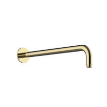 Herzbach LIVING SPA Wandarm 420mm 70 rund gewinkelt PVD Gold