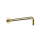 Herzbach LIVING SPA Wandarm 420mm 70 rund gewinkelt PVD Gold