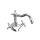 Herzbach ANAIS CLASSIC Bidet-Einlochbatterie mit Ablauf Chrom