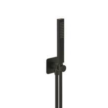 Herzbach LIVING SPA Wannenset ABG Halter 70 soft Stabhandbrause 1500mm Schwarz matt