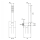 Herzbach LIVING SPA Wannenset ABG Halter 70 soft Stabhb. 1500mm Edelstahlfinish