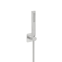 Herzbach LIVING SPA Wannenset Halter 70 soft Stabhandbrause 1500mm Edelstahlfinish