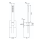 Herzbach LIVING SPA Wannenset Halter 70 soft Stabhandbrause 1500mm Edelstahlfinish