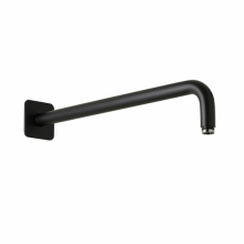 Herzbach LIVING SPA Wandarm 420mm 70 soft gewinkelt Schwarz matt