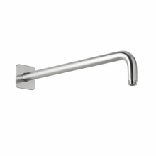 Herzbach LIVING SPA Wandarm 420mm 70 soft gewinkelt Edelstahlfinish