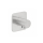 Herzbach LIVING SPA Anschlussbogen 70 soft Edelstahlfinish