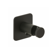 Herzbach LIVING SPA Anschlussbogen 70 mit Konushalter soft Schwarz matt