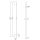 Herzbach LIVING SPA Wandstange Slide M 900mm Edelstahlfinish