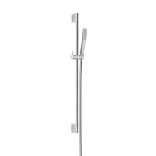 Herzbach LIVING SPA Wandstangenset Slide M 900mm Stabhandbrause eckig Edelstahlfinish