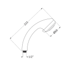 Herzbach MODENA Duo Handbrause 2-fach verstellbar Chrom