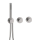 Herzbach MODUL7 Thermostat-Farbset 1 Verbraucher Edelstahl
