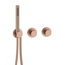 Herzbach MODUL7 Thermostat-Farbset 1 Verbraucher Copper Steel