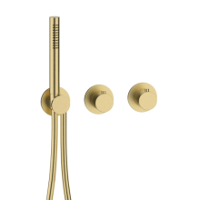 Herzbach MODUL7 Thermostat-Farbset 1 Verbraucher Brass Steel