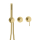 Herzbach MODUL7 Hebelmischer-Farbset 2/3 Verbraucher Brass Steel