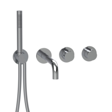 Herzbach MODUL7 Thermostat-Farbset 2 Verbraucher mit Auslauf Chrom