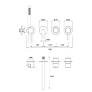 Herzbach MODUL7 Hebelmischer-Farbset 2 Verbraucher mit...