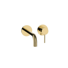 Herzbach MODUL7 Waschtisch-Wandbatterie Farbset 210mm PVD Gold