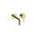 Herzbach MODUL7 Waschtisch-Wandbatterie Farbset 240mm PVD Gold