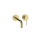 Herzbach MODUL7 Waschtisch-Wandbatterie Farbset 240mm Brass Steel