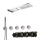 Herzbach MODUL7 PUSH-Thermostat-Set P-MU2 537x165mm Multi 2 Edelstahl