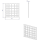 Schedel M100 Unterbauelement Quadro U quadratisch 900x900x40mm