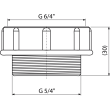 Alcadrain S0506-ND Reduktion 5/4"×6/4"