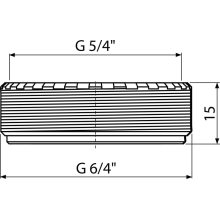 Alcadrain S0507-ND Reduktion 5/4"×6/4"