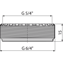 Alcadrain S0507-ND Reduktion 5/4"×6/4"