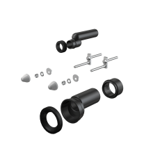 alcadrain WC Zubehör komplett DN110/110, 25 mm, PE, weiß