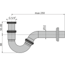 Alcadrain Siphon für Bidets DN32 Metall