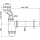 Alcadrain Urinal Siphon mit der Manschette DN40