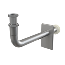 alcadrain Röhrengeruchverschluss für  Waschbecken DN32 mit einer Überwurfmutter 5/4", Metall
