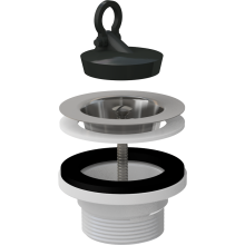Alcadrain Ablaufventil für Spülbecken 6/4" mit einem Edelstahlgitter DN70