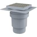 AlcaDrain Bodenablauf 150×150/110 mm mit einem...