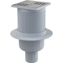 AlcaDrain Bodenablauf 105×105/50 mm mit einem...