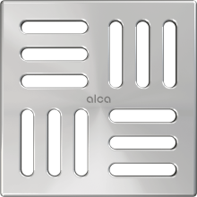 AlcaDrain Design Rost  102×102 mm Edelstahl  für Bodenablauf