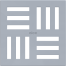 AlcaDrain Design Rost  102×102 mm Grau für...