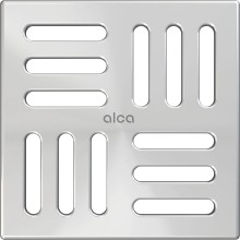 AlcaDrain Design Rost  102×102 mm Edelstahl AISI 316L für Schwimmbecken und Wellnesszonen