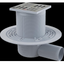 AlcaDrain Bodenablauf 105×105/50 mm mit einem...