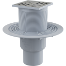 AlcaDrain Bodenablauf 105×105/50/75 mm mit einem...