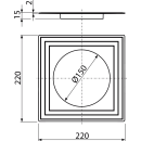 AlcaDrain Manschette-2. Abdichtung DN150 für...