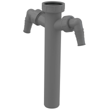 Alcadrain Verstellrohr mit einer Überwurfmutter 6/4" und zwei Geräteanschlüssen DN40 ECO