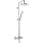 S100 Eco Duschsyst. mit Therm. KB 23cm HBR 3-str. Schlauch 1600mm chrom